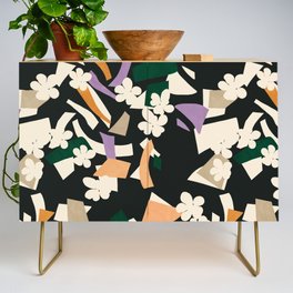 Pattern shapes and flowers DSD Credenza