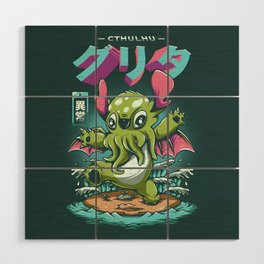 Monster Cthulhu Wood Wall Art