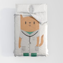 Doctor Cat Comforter
