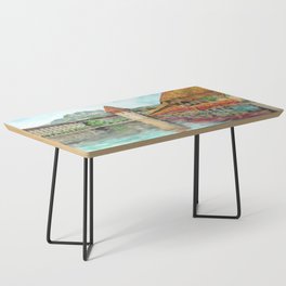 Lucerne Watercolor Coffee Table
