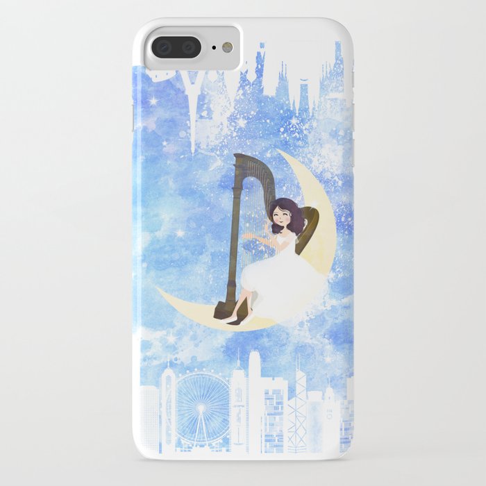 Harp girl 5: Connection iPhone Case