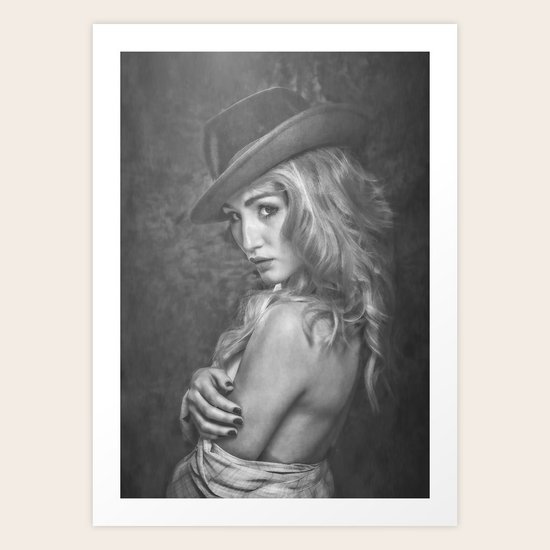 Demure Art Print