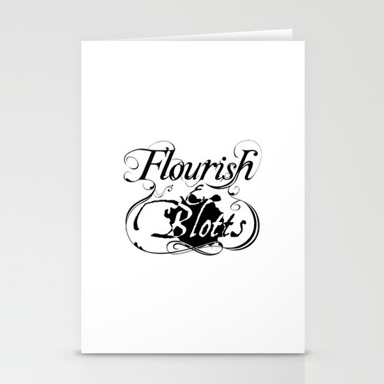 Flourish & Blotts of Diagon Alley Stationery Cards