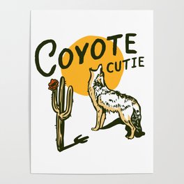 Coyote Cutie Poster