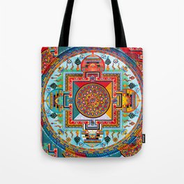 Buddhist Medicine Mandala 2 Tote Bag