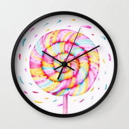 Lollipop Sweet Candy Wall Clock