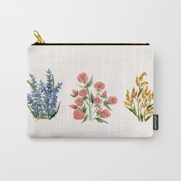 "Velma" Garden Collection Carry-All Pouch | Flowers, Garden, Vintage, Watercolorflowers, Floral, Roses, Flowergarden, Watercolor, Pattern, Curated 