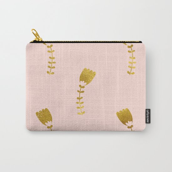 Pink Gold Foil 03 Carry-All Pouch