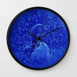 Oie dans les jardins de carrouges by GEN Z Wall Clock