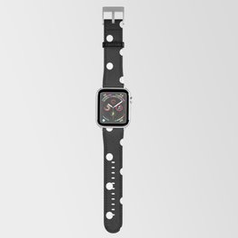 Black & White Polka Dots Apple Watch Band