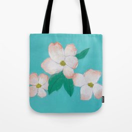 Pastel Colored Flowers Tote Bag
