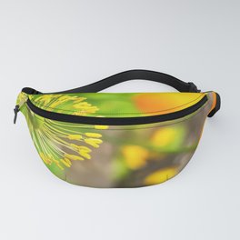Yellow poppy and stamen Fanny Pack