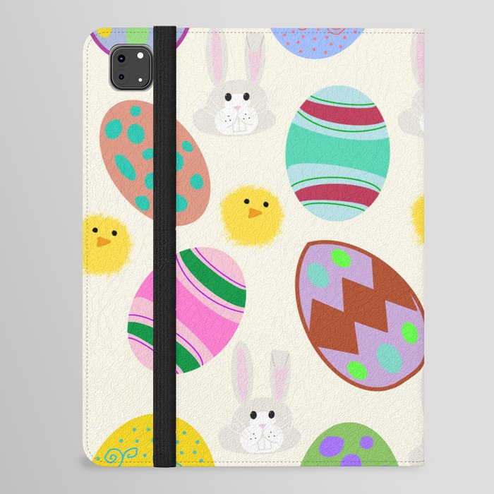 Easter Eggs Pattern iPad Folio Case