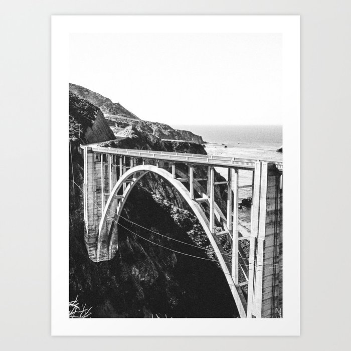 BIXBY BRIDGE / California Art Print