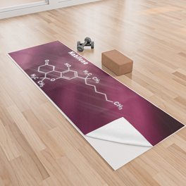 Nabilone synthetic cannabinoid, Structural chemical formula Yoga Towel