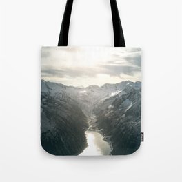 Mountain Panorama Tote Bag