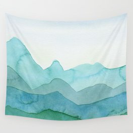 Green Mountains Wall Tapestry