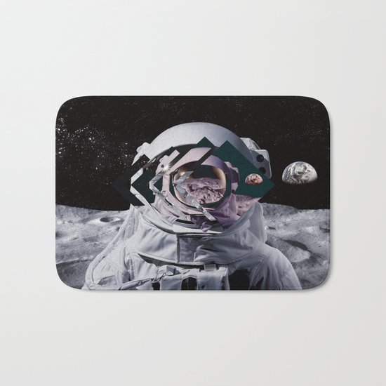 Spaceman oh spaceman Bath Mat