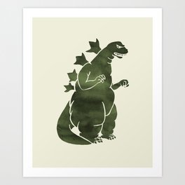 Godzilla - King of the Monsters Art Print