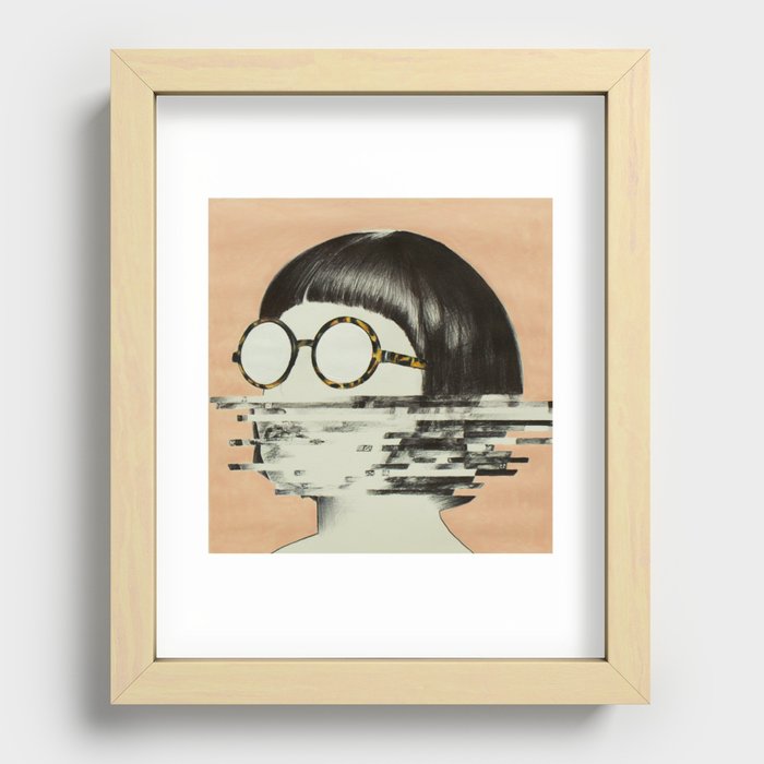 Freeing the memory Recessed Framed Print