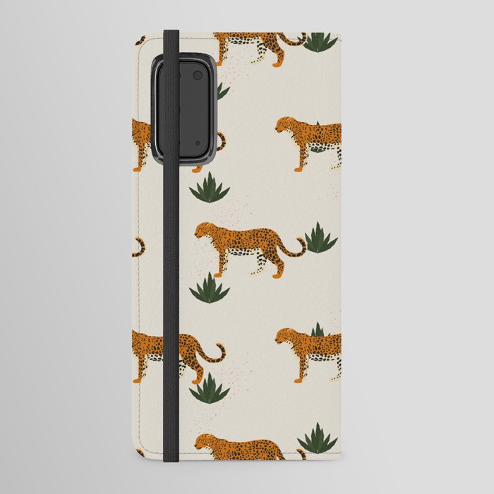 Big Cat Pattern Android Wallet Case