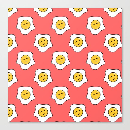 Happy Eggy Canvas Print