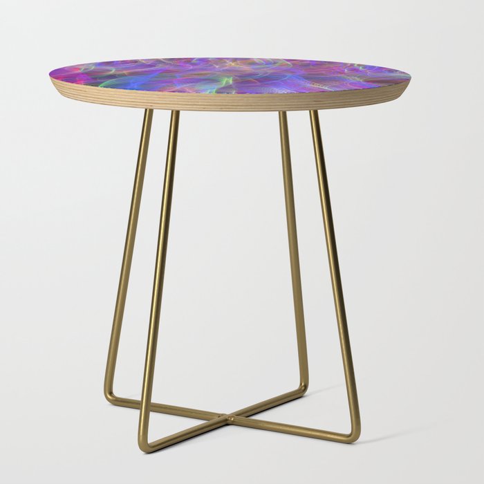Colorful Neon Lights Side Table