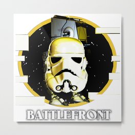 Battlefront.02 Metal Print | Pastel, Colored Pencil, Digital, Drawing 
