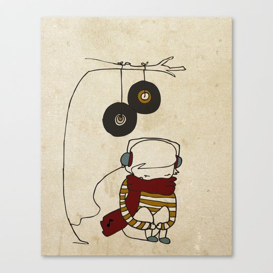 Music Tree Canvas Print