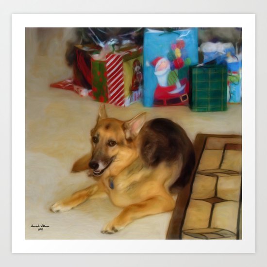 Guarding Christmas Art Print