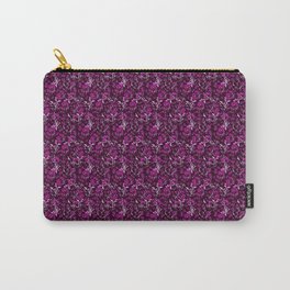 Mysterious flowers in the dark - magenta, purple, black series 2 D Carry-All Pouch