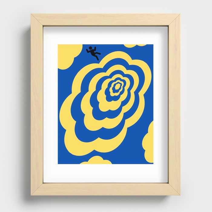 Totally In Control - Abstract Spiral Recessed Framed Print