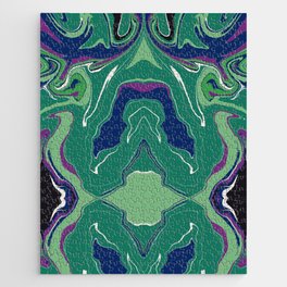 Symmetrical liquify abstract swirl 04 Jigsaw Puzzle