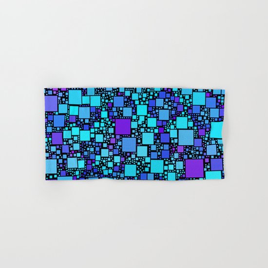 Post It Blue Hand & Bath Towel