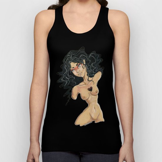 Where is my heart?? Unisex Tank Top
