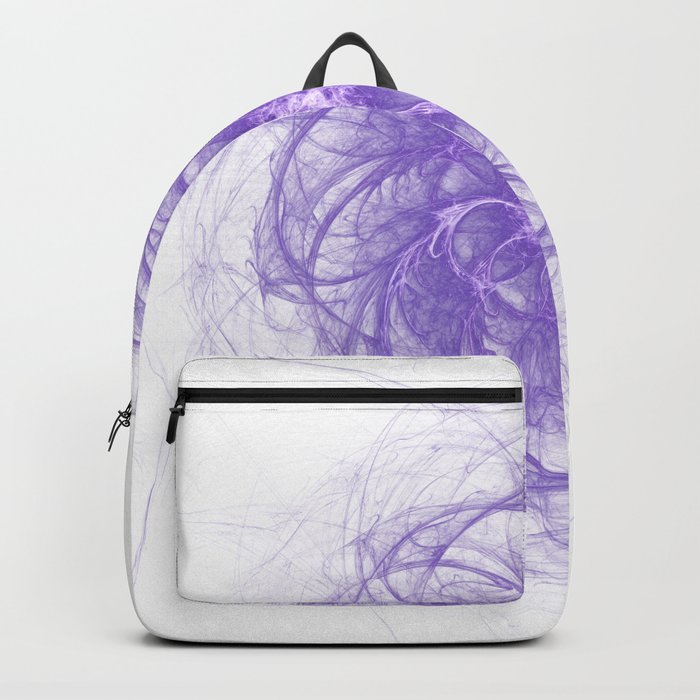 purple flower backpack