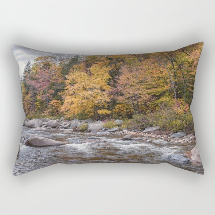 Foliage Creek Rectangular Pillow