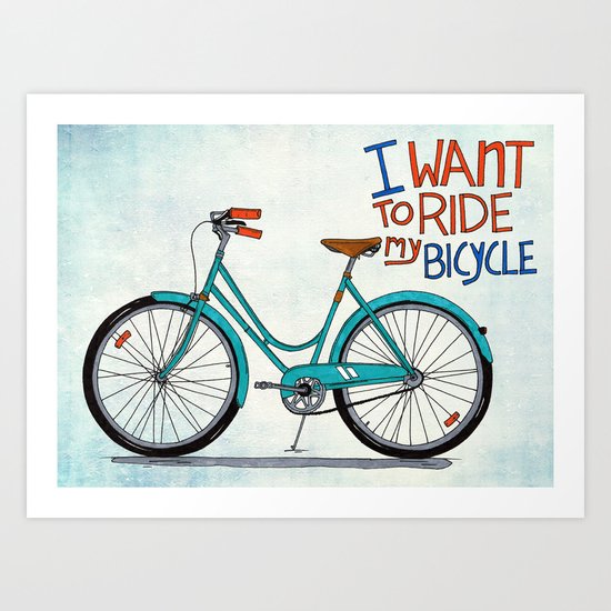 Bicycle Art Print