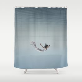 Piercing Through The Pall Shower Curtain