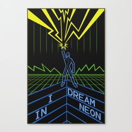 I Dream in Neon Canvas Print