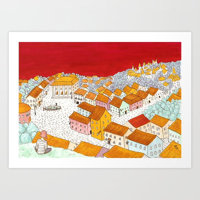 City #4 Art Print