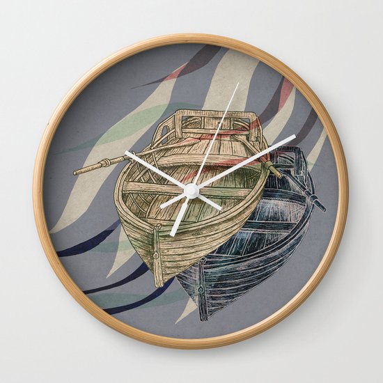 Undercurrents Wall Clock