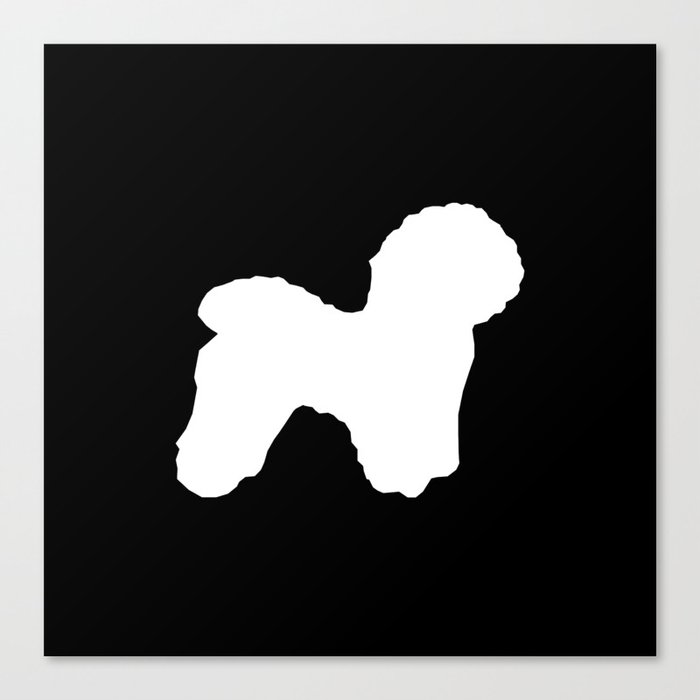 Bichon Frise Dog Black And White Minimal Pet Art Dog Breeds