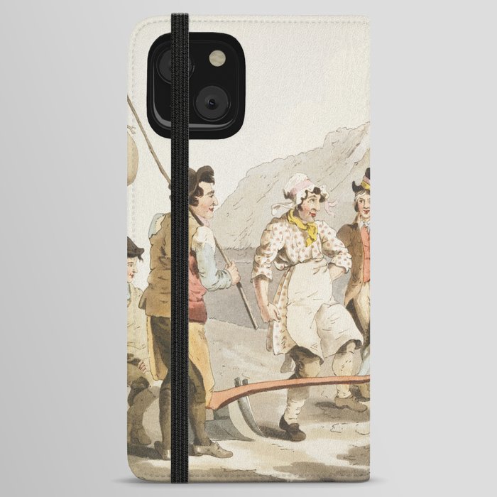 19th century in Yorkshire life iPhone Wallet Case