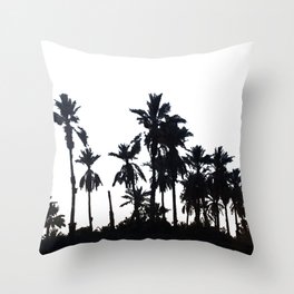Date Palm Trees 3 Throw Pillow