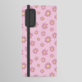 Forget Me Not Flower Pattern (pink) Android Wallet Case