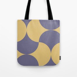 Indian tiles purple and yellow Tote Bag