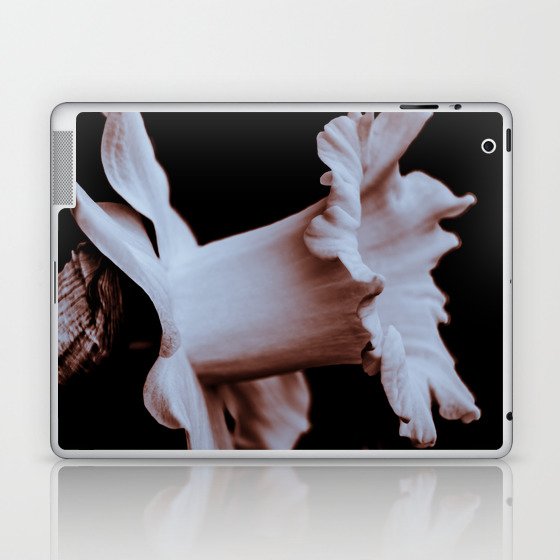 Monochrome Daffodil Laptop & iPad Skin