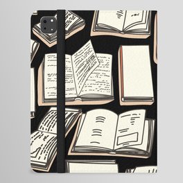 Books Pattern Background iPad Folio Case