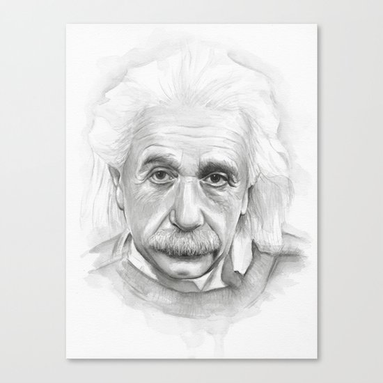 Albert Einstein Canvas Print